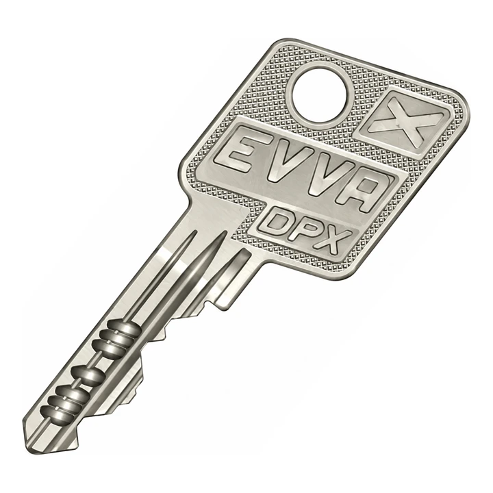 EVVA DPX Schlüssel mit Zackenprofil