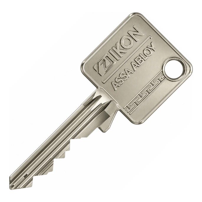 IKON SK6 Systemfamilie Zackenschlüssel mit sichtbarer IKON-Prägung und Fräskanten